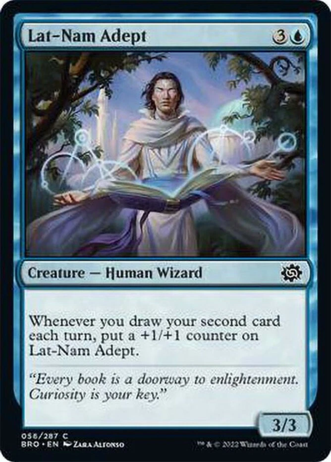 x1 Lat-Nam Adept - The Brothers' War - NM - MTG - Image 1 of 1