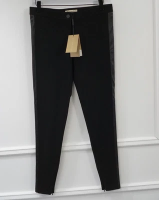 Women Burberry Pants Trousers Black Derton Made In Italy Size US8 - Image 1 of 4