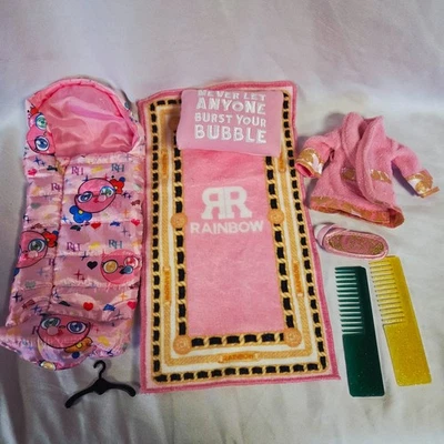 Rainbow High Bella Parker Pijama Fiesta Accesorios Bata Manta Lote Foto 1 de 4