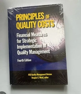 Principles of Quality Costs (5th Ed) - Strategic Quality Management Book - Picture 1 of 2