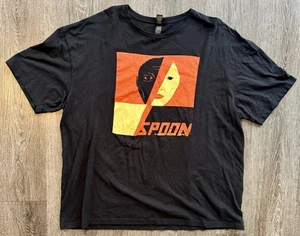 SPOON Lucifer On The Sofa Tour 2022 Black Alternative Indie Rock Band Tee 2XL - Picture 1 of 7