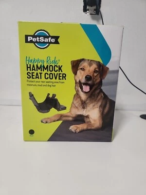 PetSafe Happy Ride Hammock Car Dog Seat Cover Waterproof Black 56" x 57" - Image 1 of 4