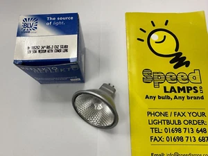 BLV MR16 12V 50W SILVER HALOGEN DICHROIC 105252 24 DEGREE DIMMABLE - Picture 1 of 1