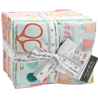 Sew Wonderful 29 Fat Quarter Bundle + 1 Fabric Panel by Paper + Cloth for Moda - Image 1 of 3
