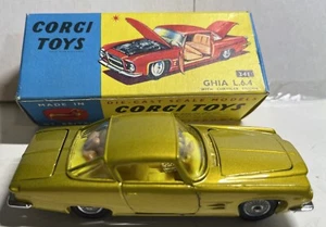 60er Jahre Corgi Nr. 241 Ghia L 6.4 Auto neu im Karton Großbritannien nie benutzt öffnet sich - Bild 1 von 6