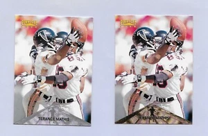 1996 Terance Mathis Pinnacle Silver and Base Card #39 Atlanta Falcons - Picture 1 of 1