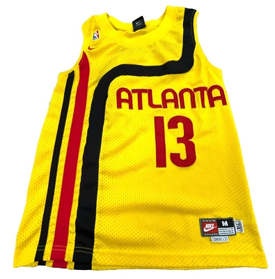 Camiseta De Colección Atlanta Hawks Niños Mediana Amarilla Glen Robison Nike Equipo Juvenil Niño Foto 1 de 4