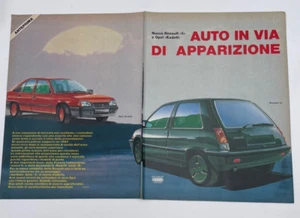 Clipping Ritaglio Articolo 1984 Auto n via di apparizione Renault 5 Opel Kadett - Imagen 1 de 1