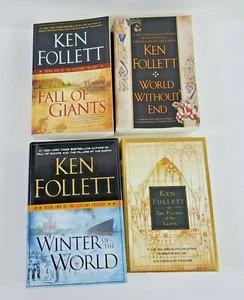 Lot Of 4 Ken Follett Books 3 Softcover 1 Hardcover - Picture 1 of 8