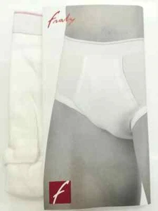 SLIP UOMO CLASSICO ALTO IN COTONE A COSTINE CON APERTURA - Picture 1 of 4