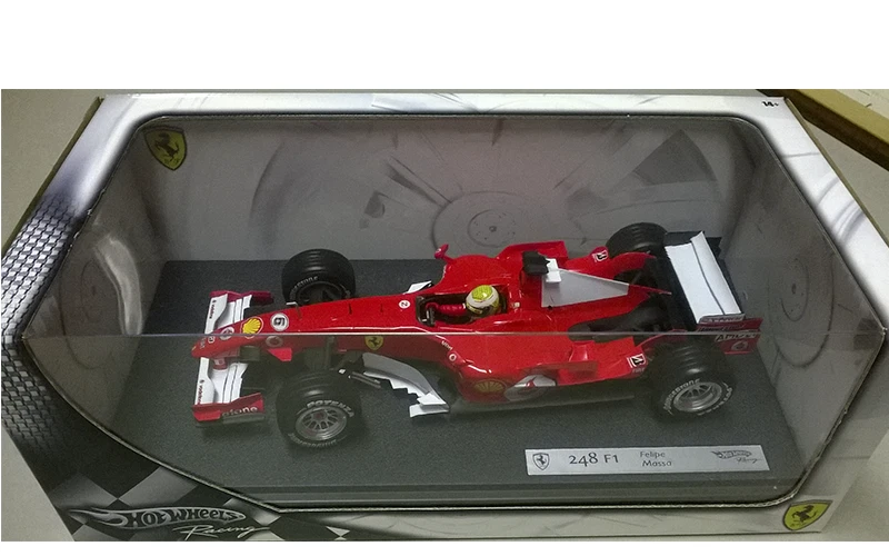 MATTEL HOT WHEELS J2981 FERRARI F248 F. MASSA 2006 1/18 F1 SCALE MODEL - Immagine 1 di 1