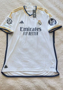 Real Madrid 23/24 Home Adidas Authentic Soccer Jersey Size XL - Picture 1 of 12
