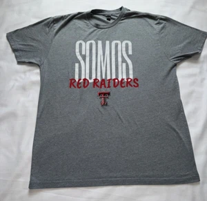 Somos Red Raiders Texas Tech Short Sleeve T Shirt Size X-Large Gray - Picture 1 of 9