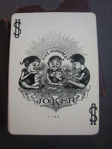 Carte da gioco antiche PRIMI 1906 'CINQUECENTO', JOKER - Foto 1 di 4