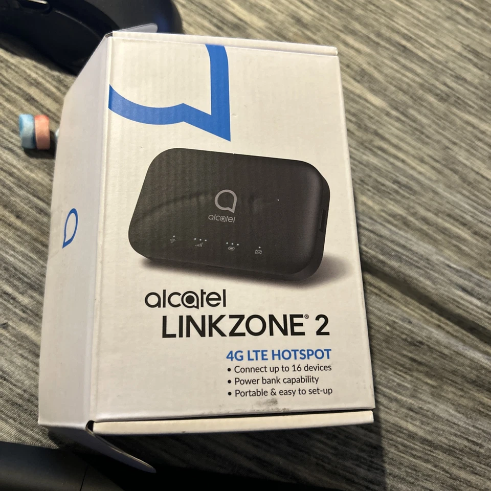 Punto de acceso Wi-Fi móvil 4G LTE Alcatel LINKZONE 2 (MW43) - negro Foto 1 de 1