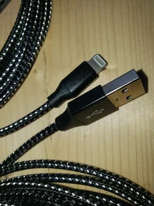 iPhone Charger 4 Pack 3FT, (2)6FT, 9FT USB Lighting Cable Nylon Braided - Picture 1 of 4