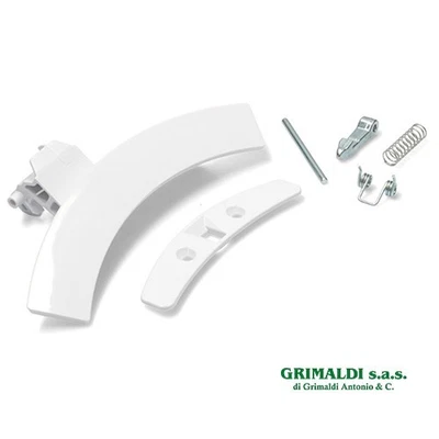 KIT MANIGLIA PORTA OBLÒ PER LAVATRICE REX AEG ELECTROLUX 4055137402 1327920185 - Immagine 1 di 4
