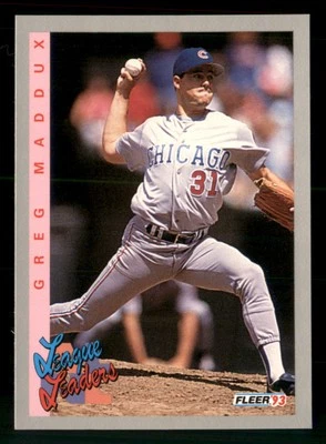 Greg Maddux - 1993 Fleer #707 - Chicago Cubs - Image 1 of 2