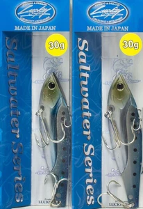 (LOT OF 2) LUCKY CRAFT SW ISV 80 1-1/16OZ ISV80-714 METALLIC SARDINE H3354 - Picture 1 of 3