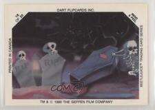 1990 Dart Beetlejuice Cartoon Stickers Graveyard Scene #18 2rz