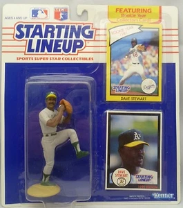 1990  DAVE STEWART - Starting Lineup - SLU - Sports Figurine - OAKLAND ATHLETICS - Bild 1 von 3