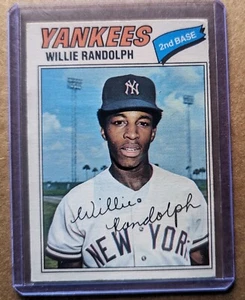 1977 O-Pee-Chee #110 Willie Randolph - New York Yankees EX-Zustand - Bild 1 von 2