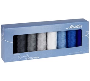 Mettler SFC8WIN Silk Finish Cotton Thread Gift Pack 8/Pkg-Winter - Picture 1 of 1