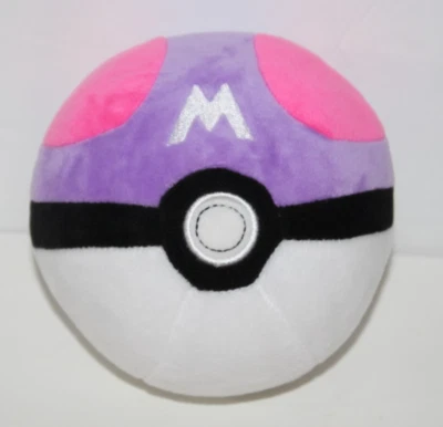 Pokemon 5" Master Ball Pokeball Poké Ball Purple Plush Stuffed Animal Soft Toy - Image 1 of 4