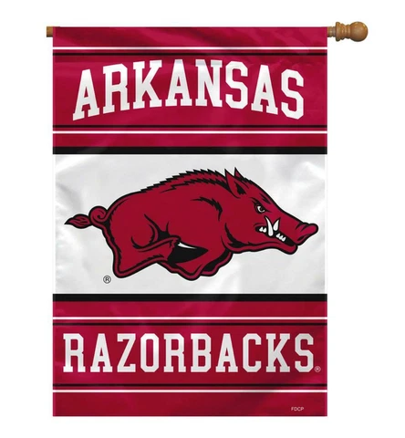 Arkansas Razorbacks 28x40 Two Sided Banner [NEW] NCAA Flag Yard House Sign Cover