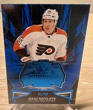 2022-23 Upper Deck SPX Finite Rookies Isaac Ratcliffe BLUE /99