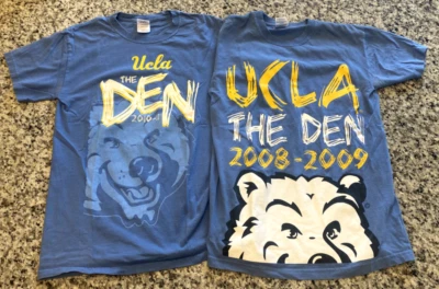 Lot of 2 Near Vintage UCLA Bruins The Den T-Shirts Men's Size S Student Section - Image 1 of 4