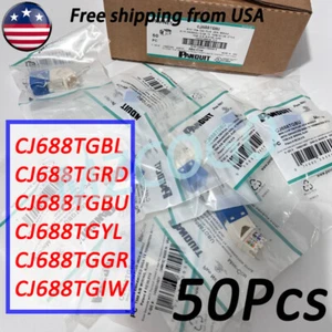 Panduit Giga TX Cat6 Network jack CJ688TGIW CJ688TGBU CJ688TGGR CJ688TGBL Qty 50 - Afbeelding 1 van 42