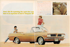 1962 '63 PONTIAC TEMPEST Convertible Car Auto Michigan 2 Page Vintage Print Ad