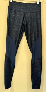 Nike Dri-Fit Leggings Women’s Blue Speckler Size SmallAnkle - VG - Picture 1 of 13