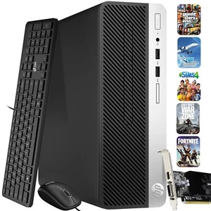 HP Gaming PC G3 Intel i7-6700 16GB 512 GB SSD Nvidia GT 1030, Wi-Fi Windows 11 - Picture 1 of 8