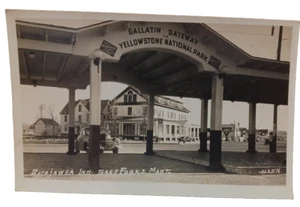 RPPC MT THREE FORKS MONTANA SACAJAWEA INN GALLATIN GATEWAY YELLOWSTONE RRP 835 - Picture 1 of 2
