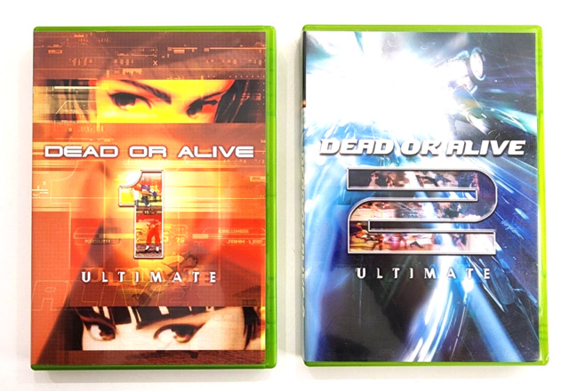 Dead or Alive Ultimate 1 & 2 Set Xbox Boxed Game with Manual Japan NTSC-J