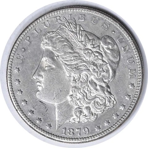 1879-S Common VAM Morgan Silver Dollar Reverse of 1878 AU Uncertified #920 Cover