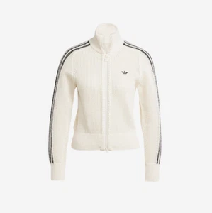 Adidas Originals Premium Crochet Track Top Wonder White Asian Sizing JD1082 - Picture 1 of 1
