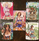 Oz Return The Wicked Witch #1 Set Of 5 1:10 Meguro Vip Zenescope Grimm Comic Bf