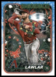 2024 Topps Holiday Jordan Lawlar RC Image Variation SP Diamondbacks - Picture 1 of 2