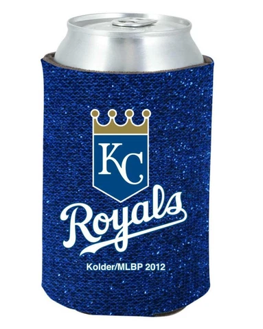 Kansas City Royals Glitter Can Coozie [NEW] MLB Womens Koozie Bling Drink Holder Cover