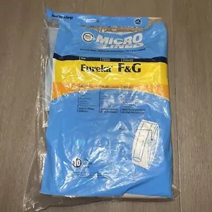 Bolsas de aspiradora DVC para Eureka verticales tipo F&G micro forradas paquete abierto 6 bolsas - Imagen 1 de 5