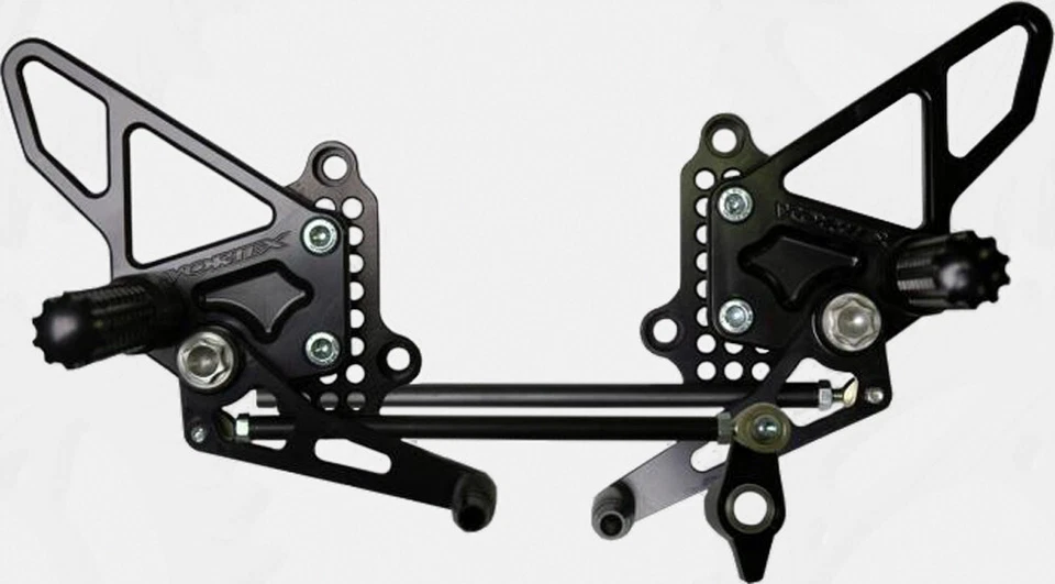 Vortex Adjustable Rear Set Black RS198K Ducati 1098 07-09/1198 09-11/848 08-13 - Image 1 of 1