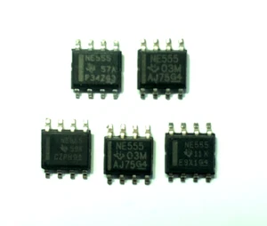NE555 Universal timer SMD SOP-8 Genuine Texas Instruments part x 5 pcs - Picture 1 of 1