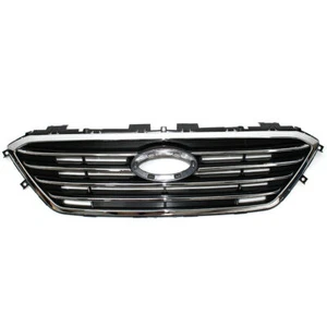 Para Hyundai Sonata 2015 2016 2017 parrilla delantera cromo conjunto parachoques HY1200174 - Imagen 1 de 10