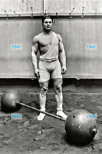 POSTCARD Print / Ernest Cadine, French weightlifter, 1923