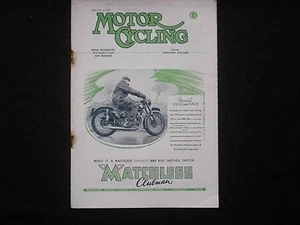 MOTOR CYCLING MAGAZINE -23 FEBRUARY 1950 TRADE SUPPORTED TRIALS - Picture 1 of 1