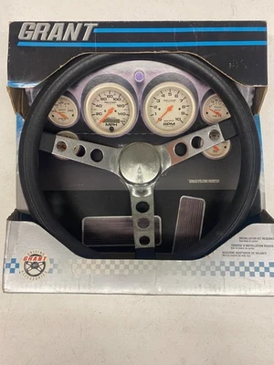 "Grant"  Black Foam Grip Steering Wheel 13-1/2" Diameter - Image 1 of 4