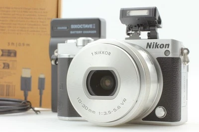 [Near MINT] Nikon 1 J5 20.8 MP Mirrorless Camera / VR 10-30mm PD Lens From JAPAN - Image 1 of 4